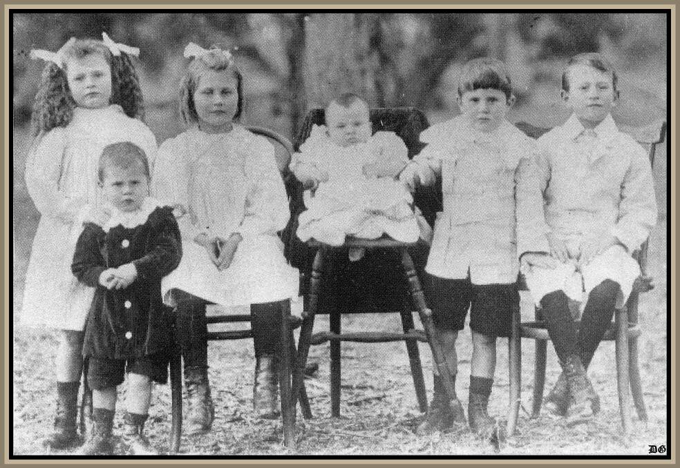 The photo is of Jim and Alice Decosta's children. Thelma Williams nee Decosta, Gladys Grant nee Decosta, Neville Decosta, Roy Decosta and front is George Decosta.