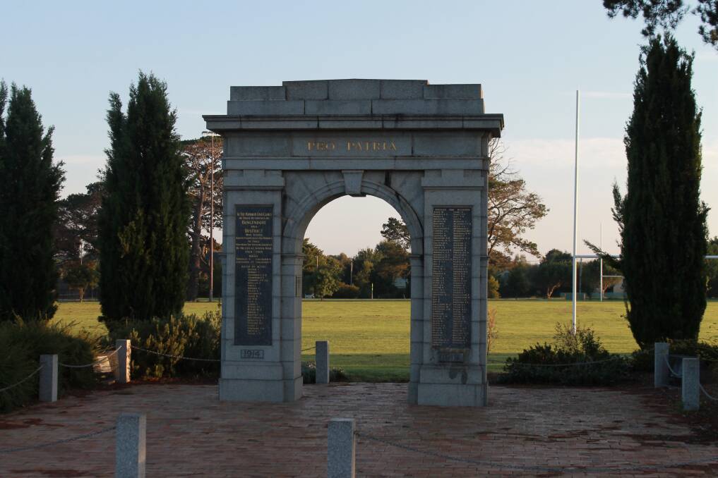 Bungendore War Memorial, which underwent maintenance as part of a previous round of the Community War Memorials Fund. 