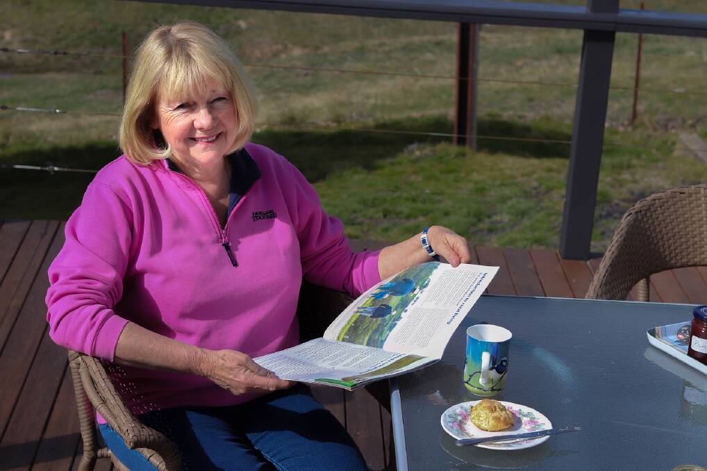Susan Crowe with the 2020 Rural Living Handbook.