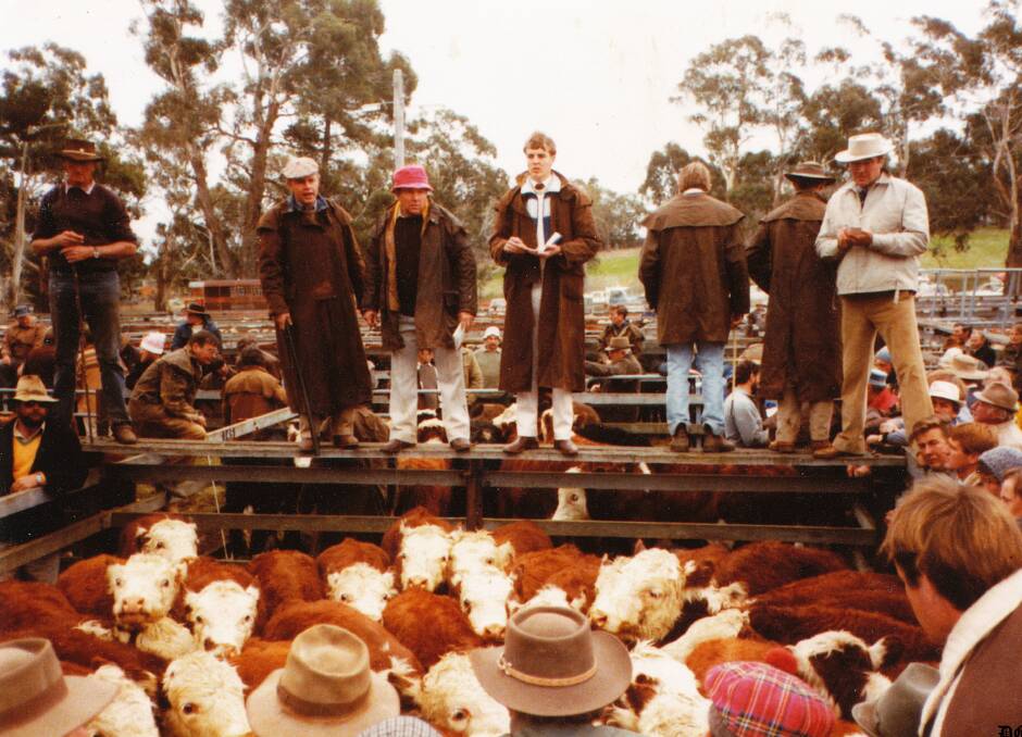 Golden Oldie: This week's Golden Oldie was taken 1986 of a cattle sale at the Rosemeath Road, Cattle Yards. Do you recognise anyone? 