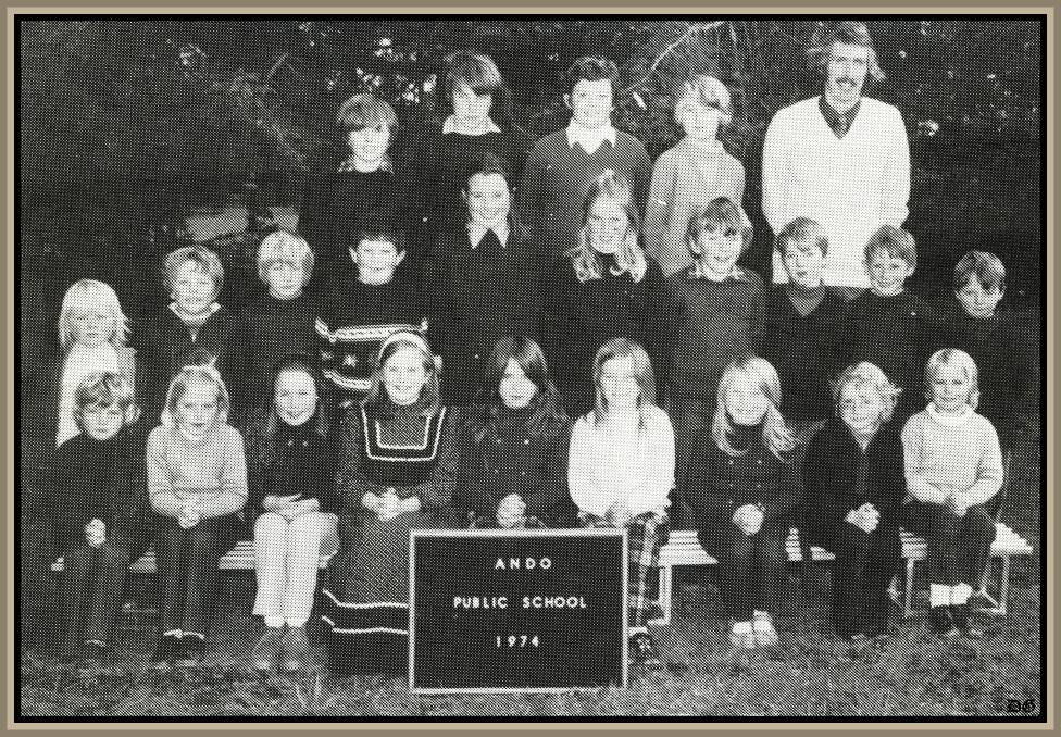 GOLDEN OLDIE: Ando Public School taken in 1974.  Do you recognise anyone in the photo?  We would love to hear from you if you do.
