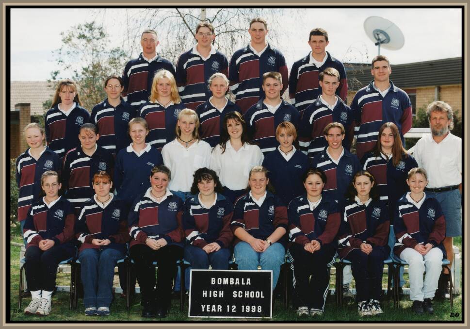 GOLDEN OLDIE: This week's photo of Bombala High School year 12 students is only 20 year's old.  Do you recognise anyone in this photo?  If you do we would love to hear from you.