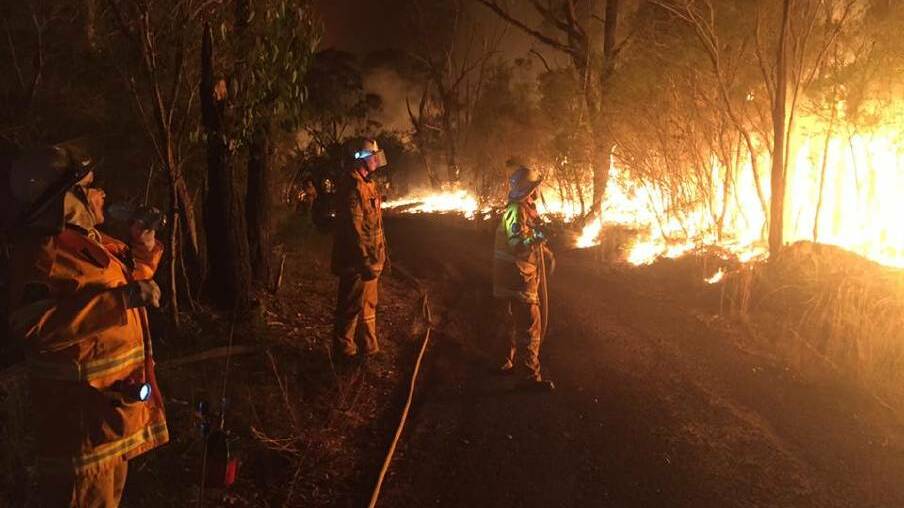 Bushfire now contained