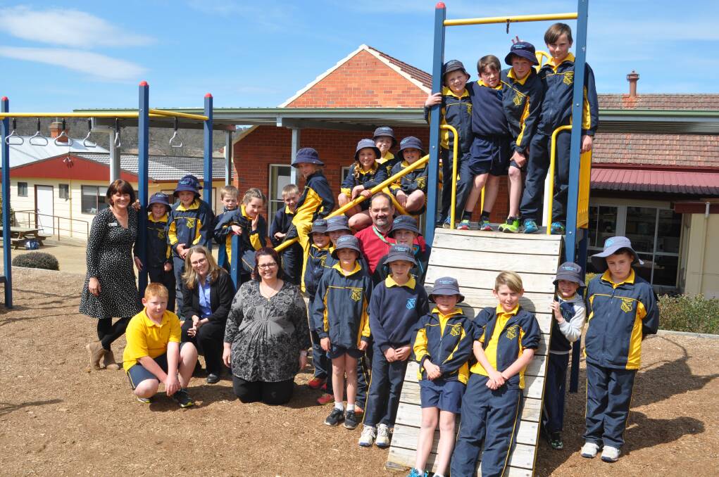 The students at St Joseph's Primary School in Bombala made presentations to Snowy Monaro Regional Council staff about playground ideas for the new playground planned for Bombala.