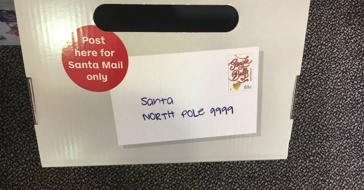 Letters to Santa Claus posted from Bombala