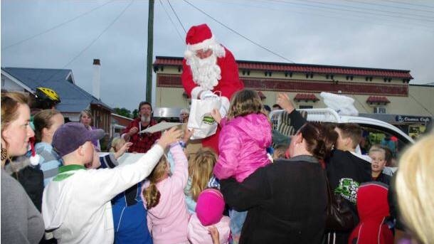 Santa will be making a visit to the Bombala Street Party starting at 5pm on Friday.