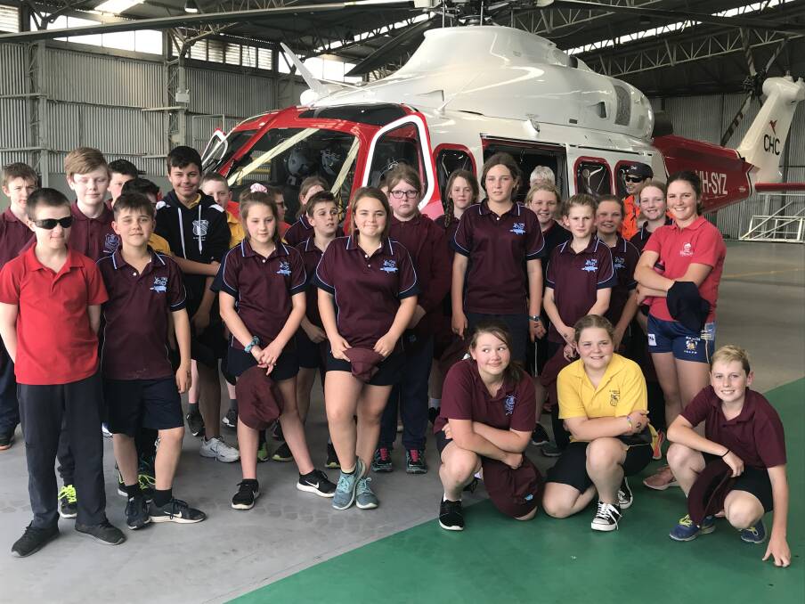 SCHOOL EXCURSION: Year 6 primary school students went on a five-day trip to Melbourne where they stopped off at the RAAF base in Sale.