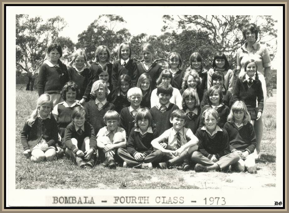 Bombala Public School fourth class students taken in 1973.
