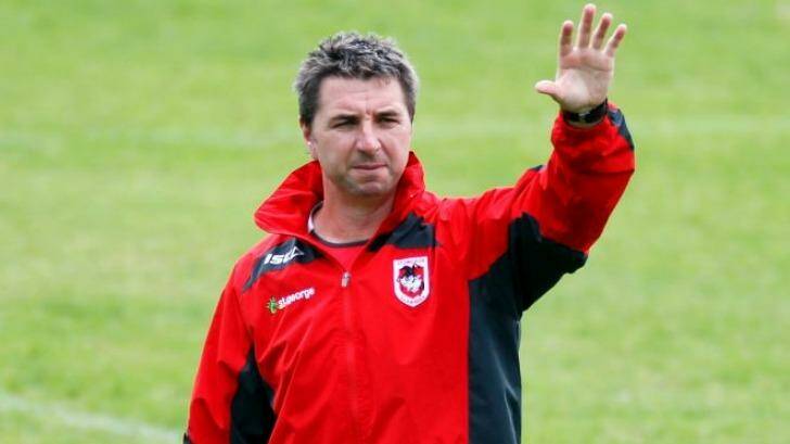 Dragons coach Steve Price's position is being reviewed by club management. Photo: Andy Zakeli