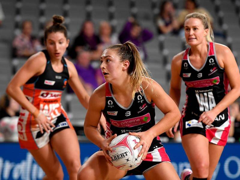 The Adelaide Thunderbirds have beaten the Giants in an upset 59-51 Super Netball win.