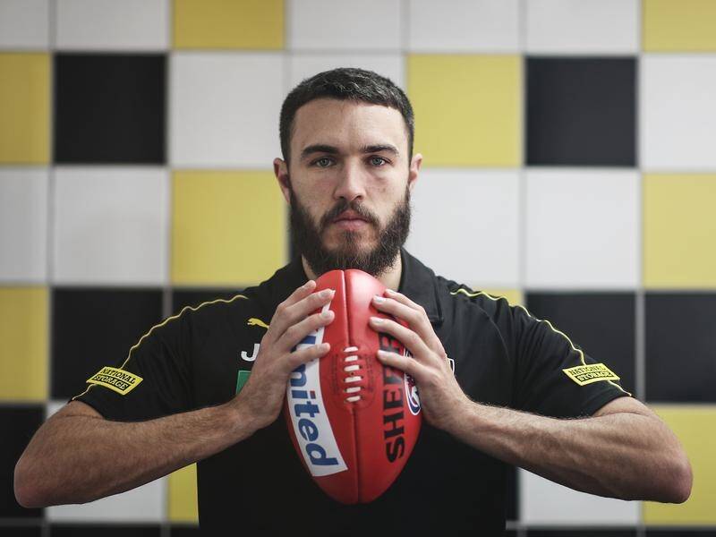 Shane Edwards is one of Richmond's senior players with more than 250 AFL games to his credit.