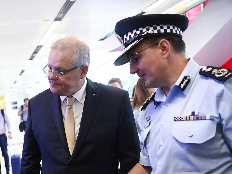 AFP Commissioner Reece Kershaw has told Scott Morrison alleged crimes must be reported immediately.