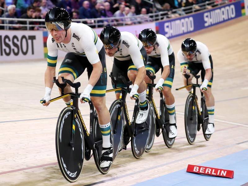 Australia were unable to beat Italy in the men's team pursuit bronze medal race in Berlin.