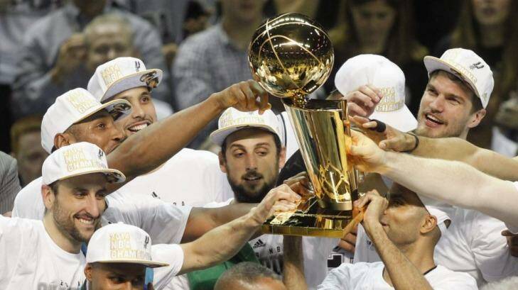The NBA championship trophy, or 'Larry', is coming to Canberra.