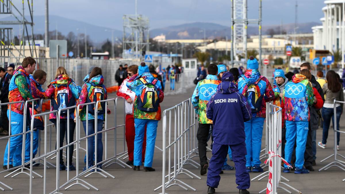 Scenes from Sochi 3 days out from the opening of the 2014 Winter Olympics. Photo: GETTY IMAGES