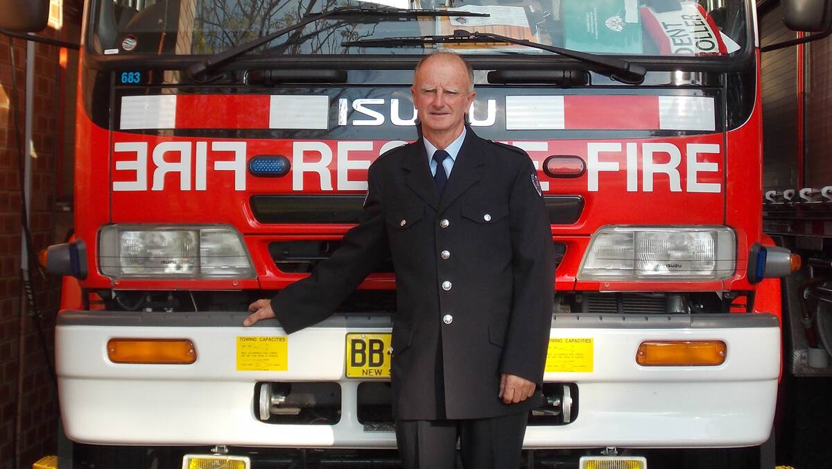 Ossie Benson hangs up his fireman’s hat after almost four decades of loyal service.