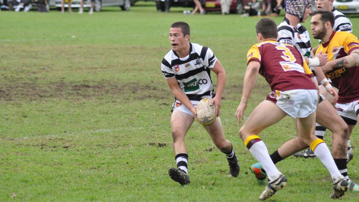 TIME TO BOUNCE BACK: Halfback Jack McPherson will have an important role to play for the Berry Magpies in their clash with Jamberoo on Saturday. Photo: PATRICK FAHY 