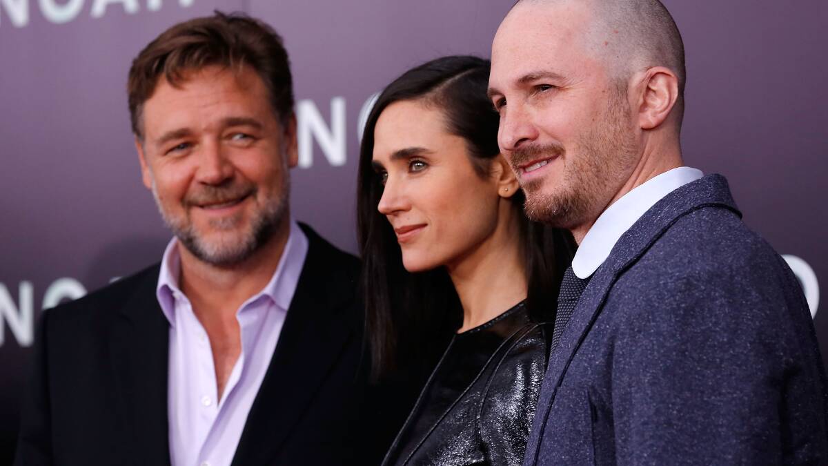Russell Crowe, Jennifer Connelly and Darren Aronofsky attend the 'Noah' New York premiere. Pics: Getty Images