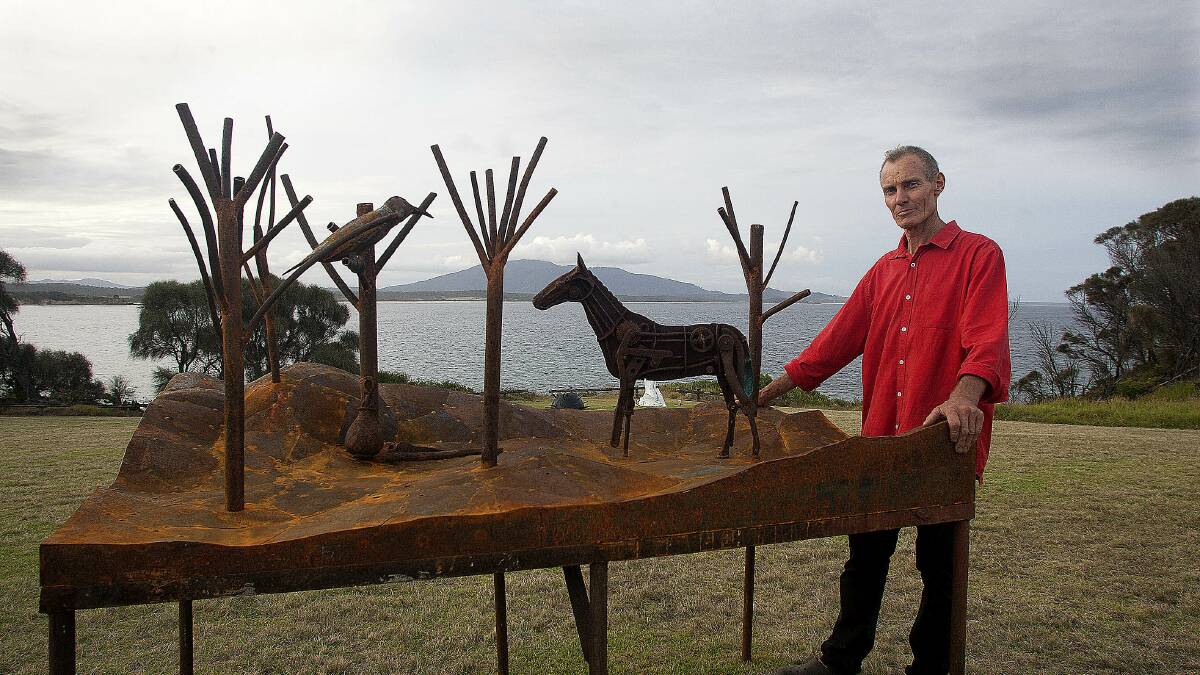 BERMAGUI: Sculpture on the Edge opened last weekend, where Braidwood artist Andy Townsend was among the major prize winners announced.
