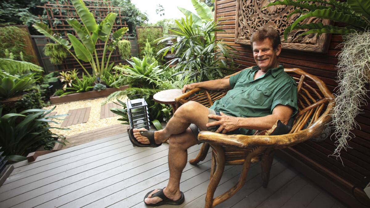 KIAMA: Kiama's Greg Vale won Australian House & Garden's competition for Best Small Garden. Picture: DANIELLE CETINSKI 