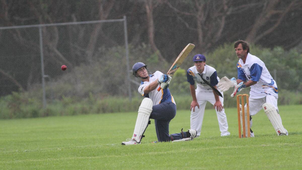 ULLADULLA: Matt Shea hits out during Sunday’s Shayne Heycox memorial T20 cricket match, raising money for the family of popular cricketer Shane Heycox who passed away recently.
 