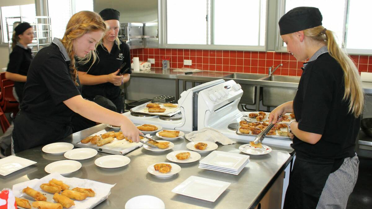BEGA: Bega High School hospitality students launched a school café with a tasty Valentine’s Day yum cha menu. The students will be using the fortnightly sittings, open to the public, as part of their Year 12 assessment. 