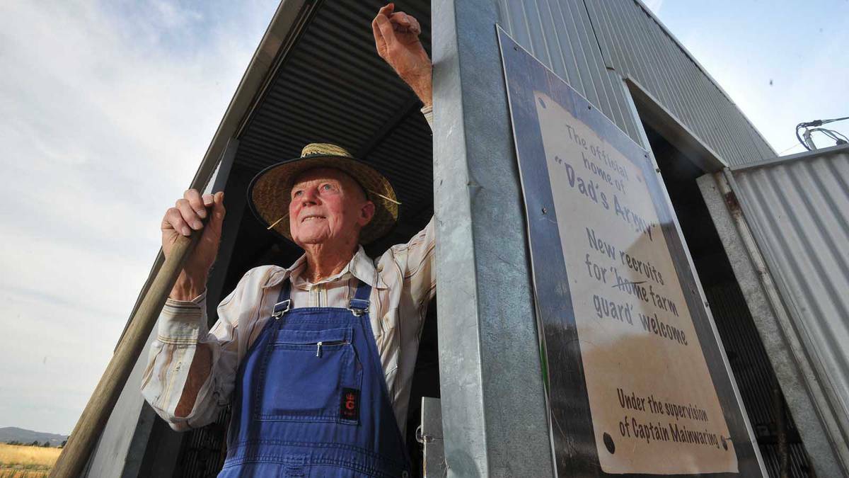 Bill Harris, 88, volunteers with Kurrajong Waratah and allows the students onto his farm for activities. Picture: Addison Hamilton 