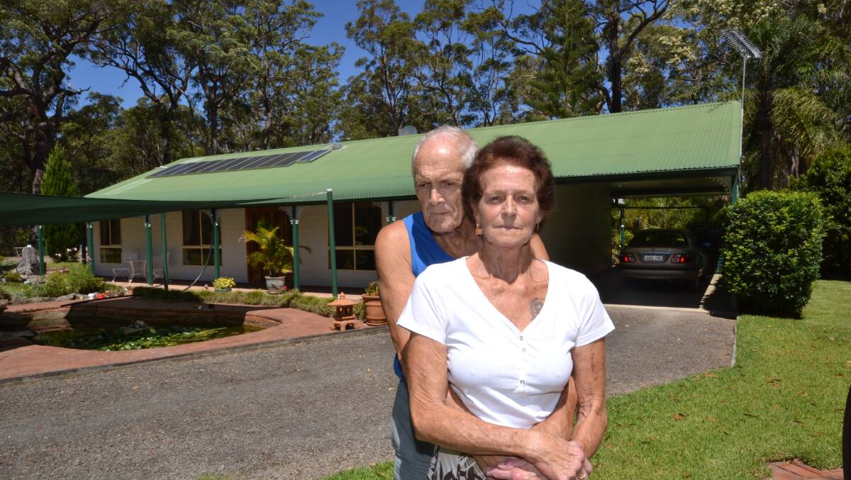  
NOWRA: Rob and Val Albright feel like they have been blackmailed. The elderly couple could face eviction from their home of 23 years. They live in one of the Shoalhaven’s paper estates, known as Jerberra Estate.
  