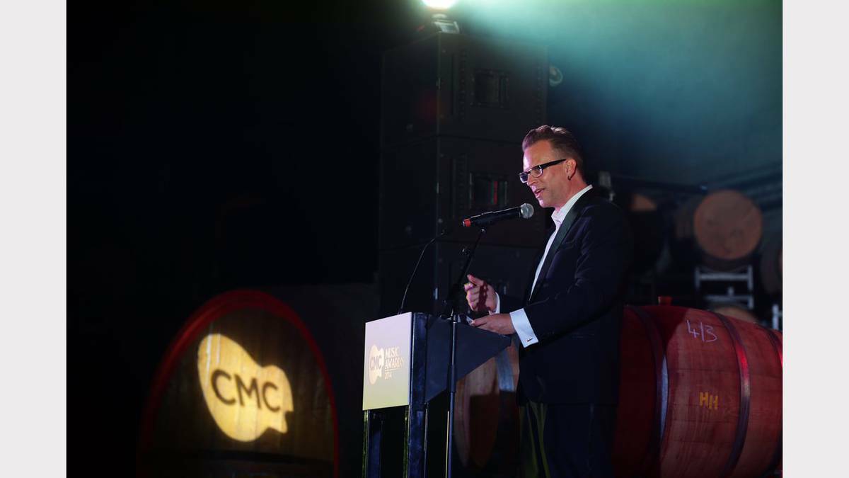 CMC Music awards 2014 held at Hope Estate winery. Tim Daley MC for the evening. Picture: Dean Osland