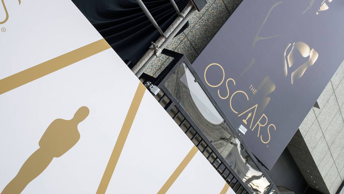 Preparation is underway for the 86th annual Academy Awards in Los Angeles. Picture: Getty Images