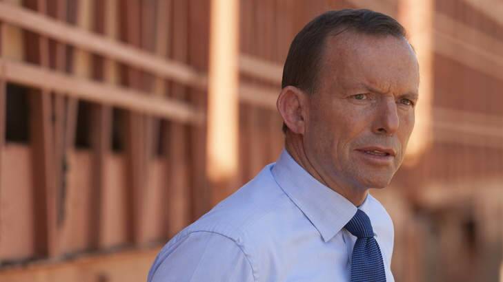 Tony Abbott has announced the terms of reference for his Northern Australia White Paper. Photo: Glenn Campbell