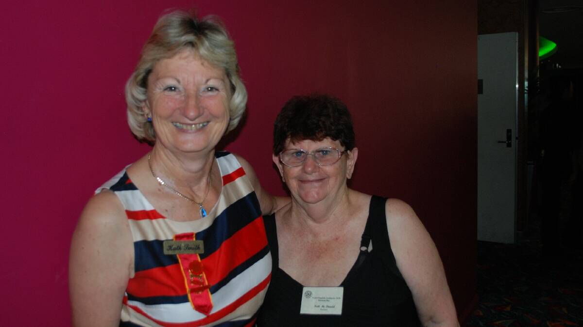 BATEMANS BAY: Delegates from around the state descended on Batemans Bay this week for the annual United Hospital Auxiliaries of NSW conference. Pictured is Moruya District Hospital Auxiliary president Kath Smith and Batemans Bay Hospital Auxiliary president Kath McDonald.