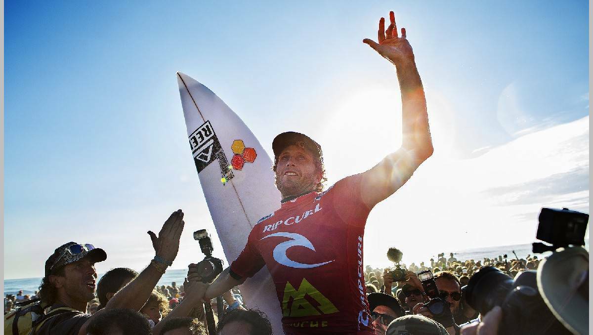 TATHRA: ASP Rip Curl Pro Portugal winner Tathra's Kai Otton is one of three men who came to the rescue of a kayaker caught in a rip at Bithry Inlet. Photo: ASP/Kirstin Scholtz