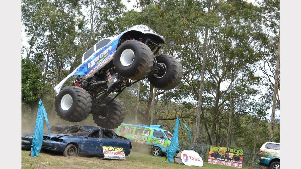 NOWRA: Australia's leading monster truck driver Troy Garcia put Extreme through its paces ahead of Saturday’s Nowra show